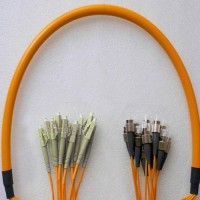 12 Fiber FC/PC LC/PC 50/125 OM2 Multimode Patch Cable