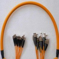 12 Fiber FC/PC ST/PC 50/125 OM2 Multimode Patch Cable