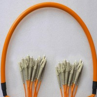 12 Fiber LC/PC LC/PC 62.5/125 OM1 Multimode Patch Cable