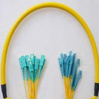 12 Fiber LC/UPC SC/UPC 9/125 OS2 Singlemode Patch Cable