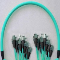 24 Fiber FC/PC FC/PC 50/125 OM3 Multimode Patch Cable