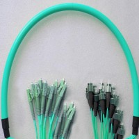 24 Fiber FC/PC LC/PC 50/125 OM4 Multimode Patch Cable
