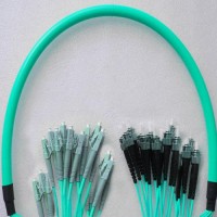 24 Fiber LC/PC ST/PC 50/125 OM3 Multimode Patch Cable