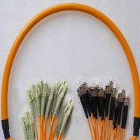24 Fiber LC/PC ST/PC 50/125 OM2 Multimode Patch Cable