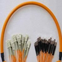 24 Fiber SC/PC ST/PC 50/125 OM2 Multimode Patch Cable