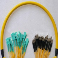 24 Fiber SC/UPC ST/UPC 9/125 OS2 Singlemode Patch Cable