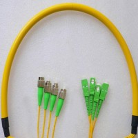 4 Fiber FC/APC SC/APC 9/125 OS2 Singlemode Patch Cable