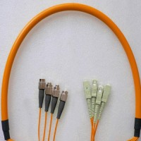 4 Fiber FC/PC SC/PC 62.5/125 OM1 Multimode Patch Cable