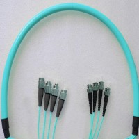 4 Fiber FC/PC ST/PC 50/125 OM3 Multimode Patch Cable