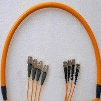 4 Fiber FC/PC ST/PC 50/125 OM2 Multimode Patch Cable