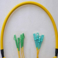4 Fiber LC/APC SC/UPC 9/125 OS2 Singlemode Patch Cable