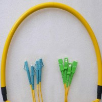 4 Fiber LC/UPC SC/APC 9/125 OS2 Singlemode Patch Cable