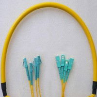 4 Fiber LC/UPC SC/UPC 9/125 OS2 Singlemode Patch Cable