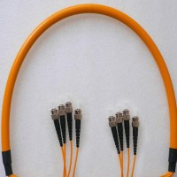 4 Fiber ST/PC ST/PC 50/125 OM2 Multimode Patch Cable