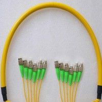 6 Fiber FC/APC FC/APC 9/125 OS2 Singlemode Patch Cable
