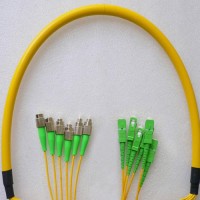 6 Fiber FC/APC SC/APC 9/125 OS2 Singlemode Patch Cable