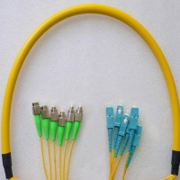 6 Fiber FC/APC SC/UPC 9/125 OS2 Singlemode Patch Cable