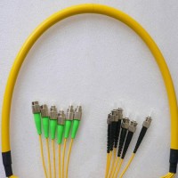 6 Fiber FC/APC ST/UPC 9/125 OS2 Singlemode Patch Cable