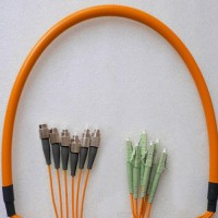 6 Fiber FC/PC LC/PC 50/125 OM2 Multimode Patch Cable