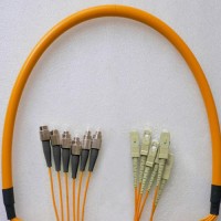 6 Fiber FC/PC SC/PC 50/125 OM2 Multimode Patch Cable