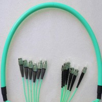 6 Fiber FC/PC ST/PC 50/125 OM3 Multimode Patch Cable