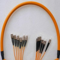 6 Fiber FC/PC ST/PC 50/125 OM2 Multimode Patch Cable