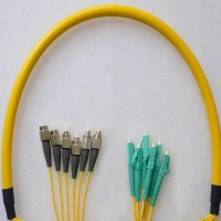 6 Fiber FC/UPC LC/UPC 9/125 OS2 Singlemode Patch Cable
