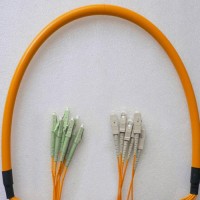 6 Fiber LC/PC SC/PC 50/125 OM2 Multimode Patch Cable