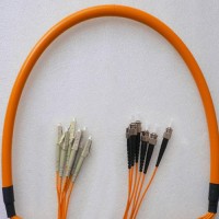 6 Fiber LC/PC ST/PC 50/125 OM2 Multimode Patch Cable