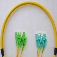6 Fiber SC/APC SC/UPC 9/125 OS2 Singlemode Patch Cable