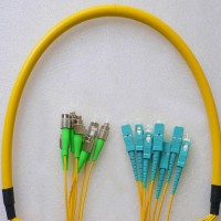 8 Fiber FC/APC SC/UPC 9/125 OS2 Singlemode Patch Cable