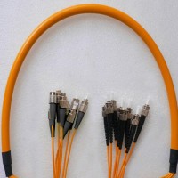 8 Fiber FC/PC ST/PC 50/125 OM2 Multimode Patch Cable