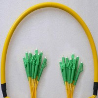 8 Fiber LC/APC LC/APC 9/125 OS2 Singlemode Patch Cable