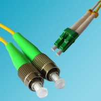 OFNP Plenum FC/APC LC/APC Singlemode Duplex Patch Cable