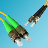 FC/APC to ST 9/125 OS2 Singlemode Duplex Patch Cable