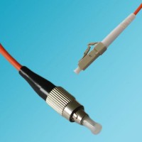 OFNP Plenum FC LC 62.5 Multimode Simplex Patch Cable