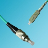 FC to SC 50/125 OM3 Multimode Simplex Patch Cable