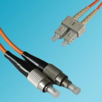 FC to SC 62.5/125 OM1 Multimode Duplex Patch Cable
