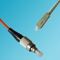 FC to SC 50/125 OM2 Multimode Simplex Patch Cable