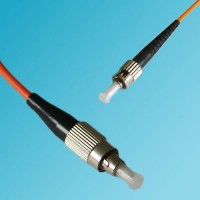 OFNP Plenum FC ST 50 Multimode Simplex Patch Cable
