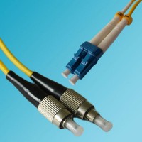 OFNP Plenum FC/UPC LC/UPC Singlemode Duplex Patch Cable