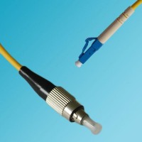 OFNP Plenum FC/UPC LC/UPC Singlemode Simplex Patch Cable