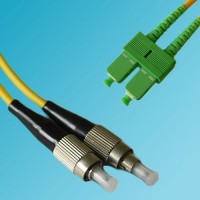 FC to SC/APC 9/125 OS2 Singlemode Duplex Patch Cable