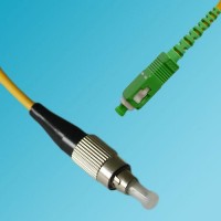 FC to SC/APC 9/125 OS2 Singlemode Simplex Patch Cable