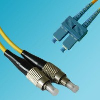FC to SC 9/125 OS2 Singlemode Duplex Patch Cable