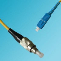 FC to SC 9/125 OS2 Singlemode Simplex Patch Cable