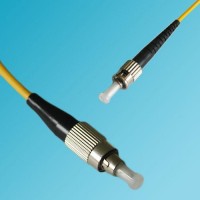 OFNP Plenum FC/UPC ST/UPC Singlemode Simplex Patch Cable