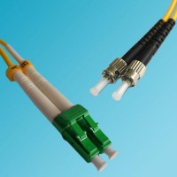 OFNP Plenum LC/APC ST/UPC Singlemode Duplex Patch Cable