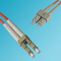 LC to SC 62.5/125 OM1 Multimode Duplex Patch Cable