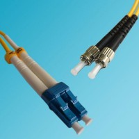 OFNP Plenum LC/UPC ST/UPC Singlemode Duplex Patch Cable